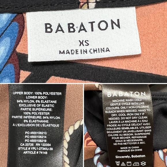 Aritzia Babaton Ambrose Contour Bodysuit SIZE XS Long Sleeve V-Neck Blouse - Picture 3 of 11